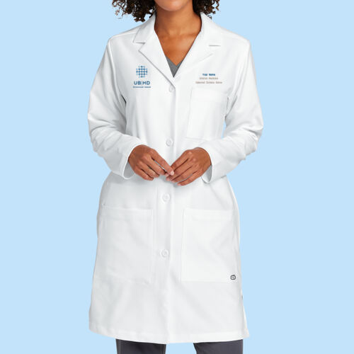 UBMD Internal Medicine - Women's Long Lab Coat Thumbnail