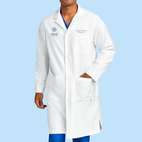 Per-Diem Hospitalist - UBMD IM - Men's Long Lab Coat Thumbnail